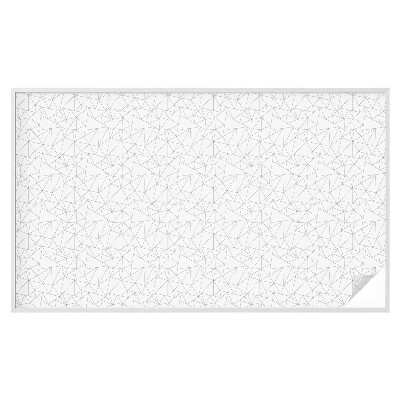 Öntapadós üvegfólia vitrázs mintával Geometriai minták