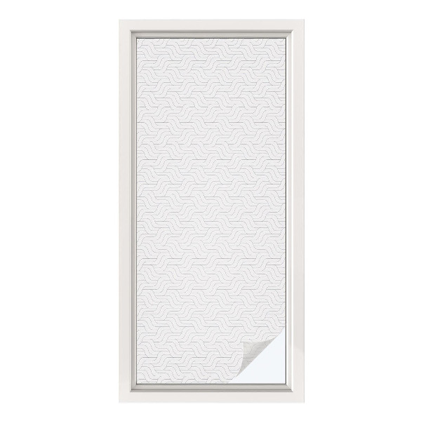 Öntapadós belátásgátló fólia Hullámos vonalak