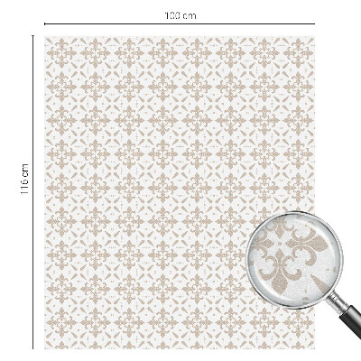 Öntapadós üvegfólia vitrázs mintával Elegáns minták