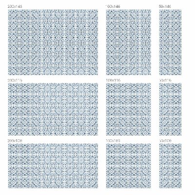 Színes mintás ablakfólia Virágdíszek