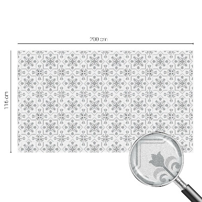 Öntapadós üvegfólia vitrázs mintával Szimmetrikus díszek