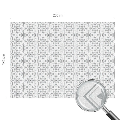 Öntapadós üvegfólia vitrázs mintával Szimmetrikus díszek