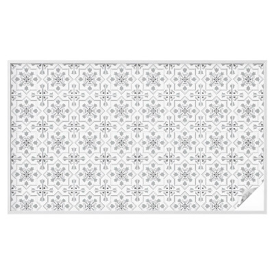 Öntapadós üvegfólia vitrázs mintával Szimmetrikus díszek