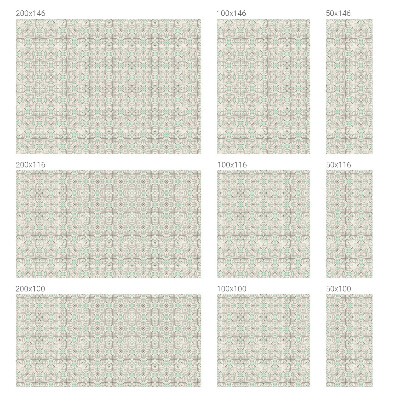 Színes mintás ablakfólia Virágos csempe