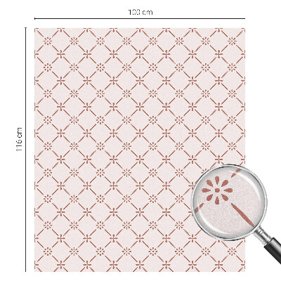 Öntapadós üvegfólia vitrázs mintával Virágminták