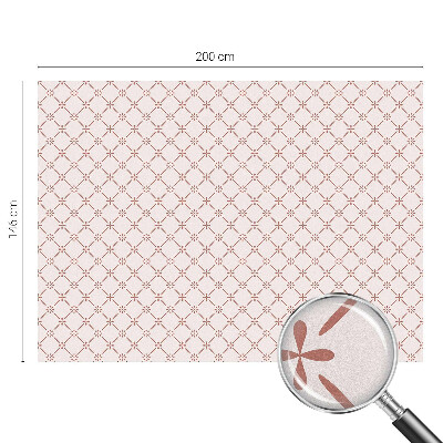 Öntapadós üvegfólia vitrázs mintával Virágminták