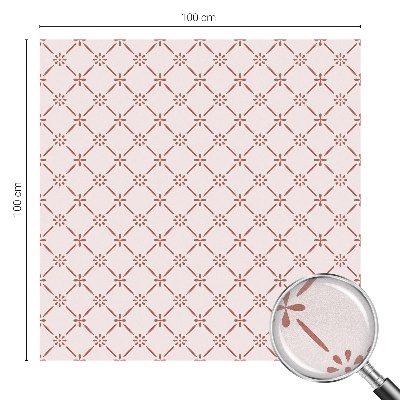 Öntapadós üvegfólia vitrázs mintával Virágminták