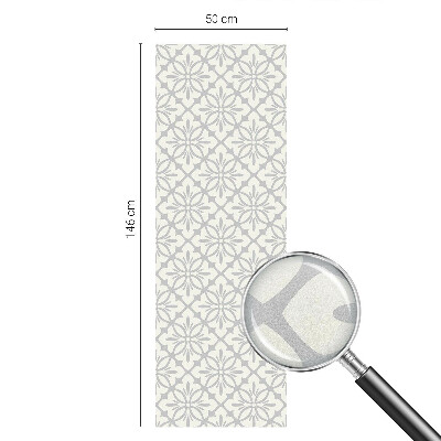 Dekoratív üvegfólia ablakra Virágos rozetták