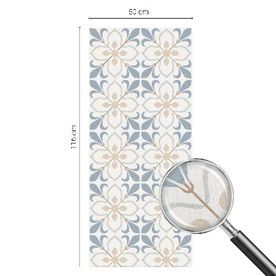 Öntapadós ablakfólia ólomüveg mintával Virágos szépség