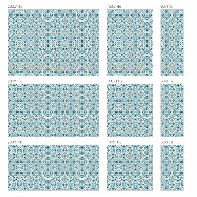 Öntapadós ablakfólia ólomüveg mintával Virágos csempe