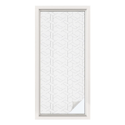 Színes mintás ablakfólia Geometrikus fonat