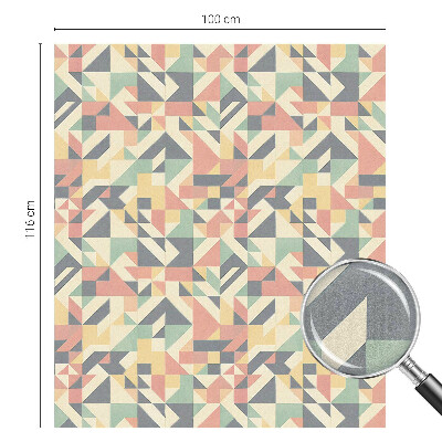 Öntapadós ablakfólia ólomüveg mintával A geometria energiája