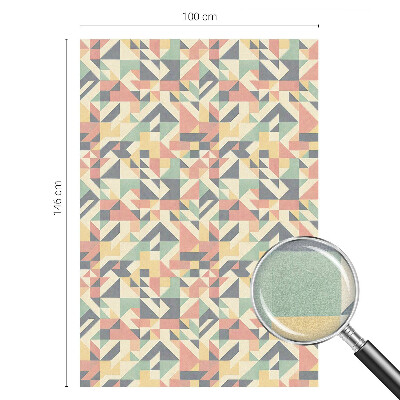 Öntapadós ablakfólia ólomüveg mintával A geometria energiája