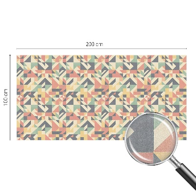 Öntapadós ablakfólia ólomüveg mintával A geometria energiája