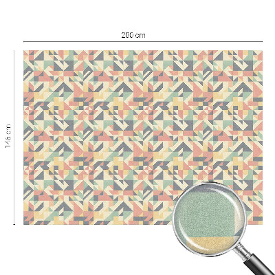 Öntapadós ablakfólia ólomüveg mintával A geometria energiája