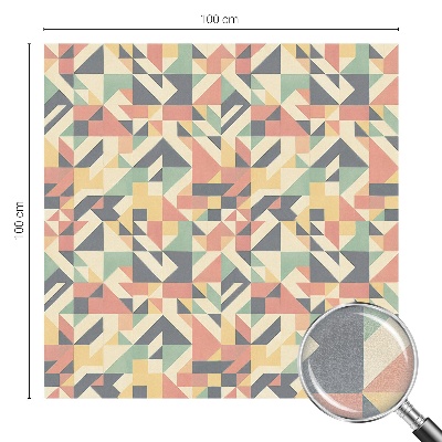 Öntapadós ablakfólia ólomüveg mintával A geometria energiája