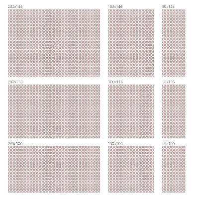 Dekoratív üvegfólia ablakra A harmónia geometriája