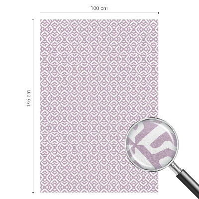 Öntapadós üvegfólia vitrázs mintával Lila formák