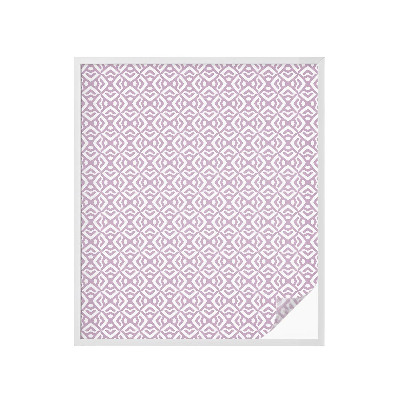 Öntapadós üvegfólia vitrázs mintával Lila formák