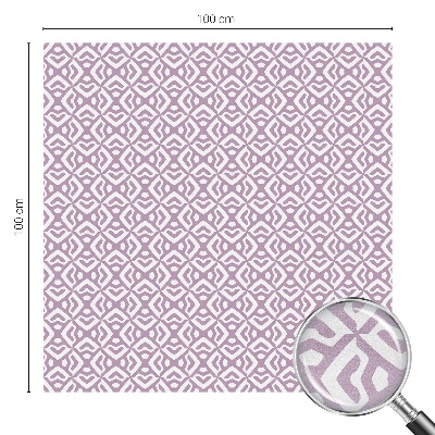 Öntapadós üvegfólia vitrázs mintával Lila formák