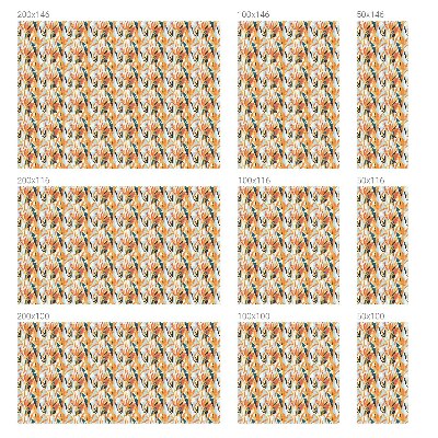 Öntapadós üvegfólia vitrázs mintával Botanikai energia