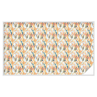 Öntapadós üvegfólia vitrázs mintával Botanikai energia