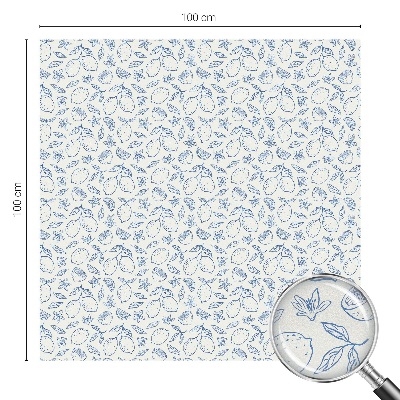 Színes mintás ablakfólia Citrom minta