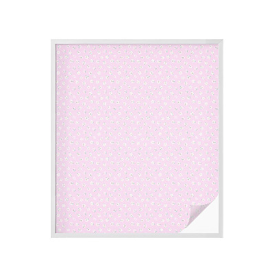 Öntapadós üvegfólia vitrázs mintával Virágminta