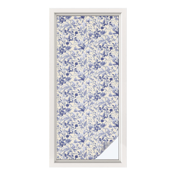 Színes mintás ablakfólia Virágszimmetria