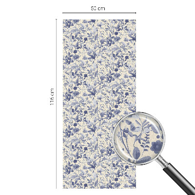 Színes mintás ablakfólia Virágszimmetria