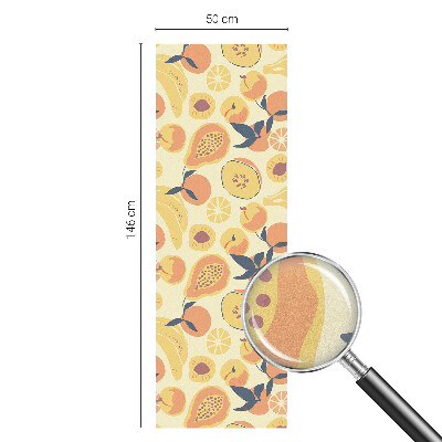 Színes mintás ablakfólia Lédús gyümölcs