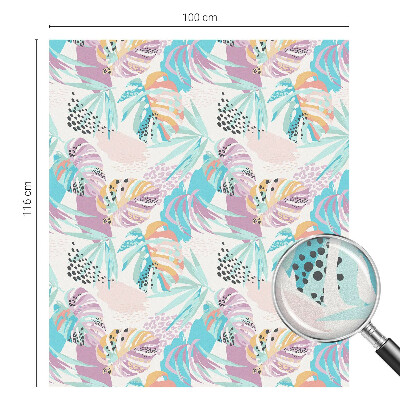 Dekoratív üvegfólia ablakra Absztrakt dzsungel