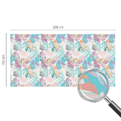 Dekoratív üvegfólia ablakra Absztrakt dzsungel