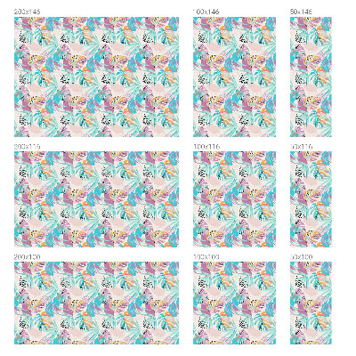 Dekoratív üvegfólia ablakra Absztrakt dzsungel