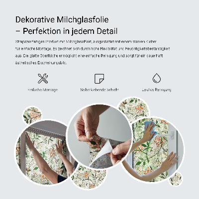 Dekoratív üvegfólia ablakra Absztrakt dzsungel