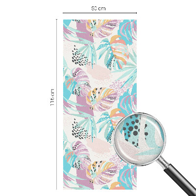 Dekoratív üvegfólia ablakra Absztrakt dzsungel