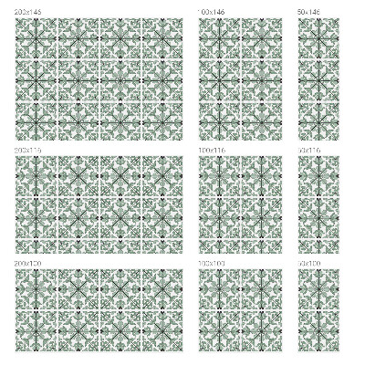 Öntapadós belátásgátló fólia Növényminta