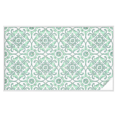 Dekoratív üvegfólia ablakra Zöld szimmetria