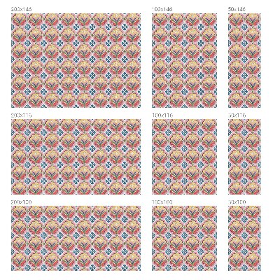 Öntapadós belátásgátló fólia Virágminták