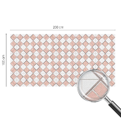Dekoratív üvegfólia ablakra Geometriai rombuszok
