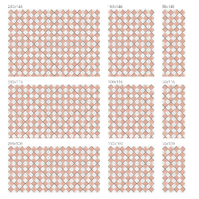 Dekoratív üvegfólia ablakra Geometriai rombuszok
