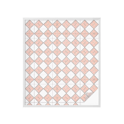 Dekoratív üvegfólia ablakra Geometriai rombuszok