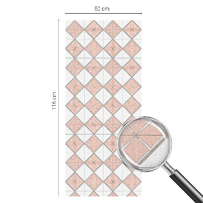 Dekoratív üvegfólia ablakra Geometriai rombuszok