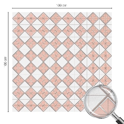 Dekoratív üvegfólia ablakra Geometriai rombuszok