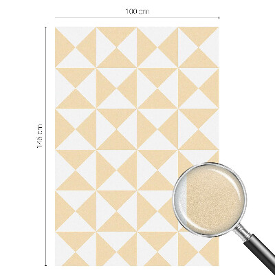 Öntapadós ablakfólia ólomüveg mintával Geometriai háromszögek