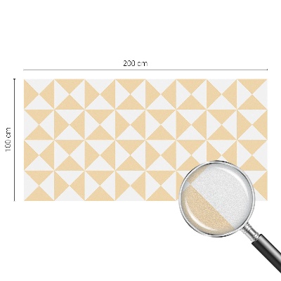 Öntapadós ablakfólia ólomüveg mintával Geometriai háromszögek