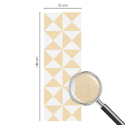 Öntapadós ablakfólia ólomüveg mintával Geometriai háromszögek