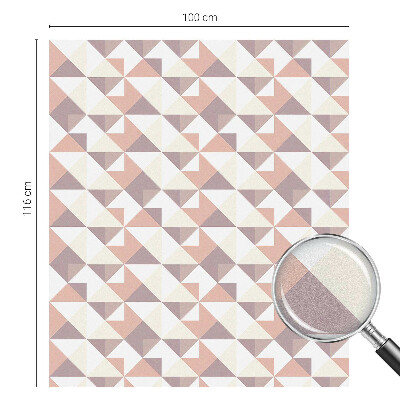 Öntapadós belátásgátló fólia Modern háromszögek