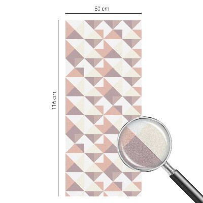 Öntapadós belátásgátló fólia Modern háromszögek