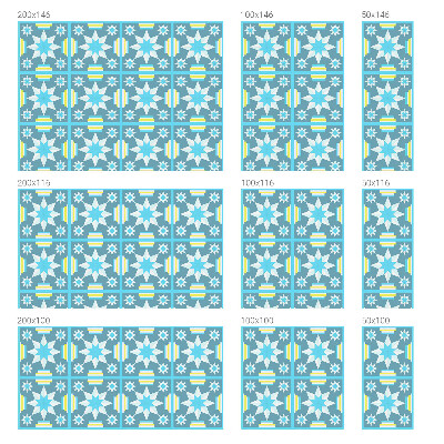 Öntapadós üvegfólia vitrázs mintával Csillagminta